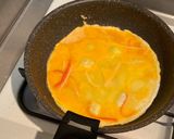 超ヘルシー。キャベツ卵の甘酢餡かけ。作り方4写真