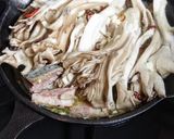 ☆簡単☆鯖と舞茸のレモンアヒージョ作り方3写真