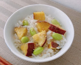 炊飯器で♪ほっこりさつまいもごはん作り方4写真