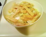 レンチンで完結！白菜お揚げの麺つゆ煮作り方1写真