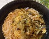 にゅうめん(茄子*茗荷の卵とじ)作り方10写真