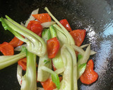 栗と野菜の黒酢炒め作り方3写真