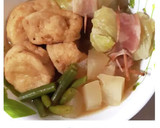 厚揚げ&さつま揚げと大根の煮物作り方4写真