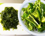 ピーマンとワカメの炒め物作り方1写真