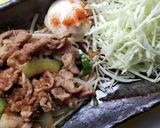 豚こま肉の生姜焼き定食♪作り方3写真