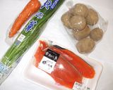 じゃが芋ニラ鮭焼き♪簡単手足体腹の冷えに作り方1写真
