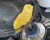 寄せて転がす卵一個のプレーンオムレツ作り方6写真