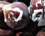 無水鍋で炊く　栗のお赤飯作り方2写真