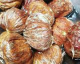無水鍋で炊く　栗のお赤飯作り方6写真