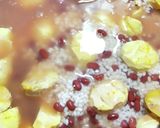 無水鍋で炊く　栗のお赤飯作り方10写真