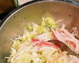 キャベツとかにかまのさっぱりサラダ作り方4写真