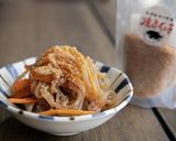 佐渡島の焼きふぐの子でチャプチェ風作り方4写真