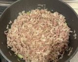 ひき肉と玉ねぎのオムレツ作り方1写真