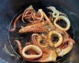 イカと里芋の煮物作り方2写真
