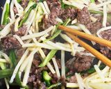 コストコプルコギビーフで！青椒肉絲作り方3写真