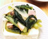 ヘルシーなバターぽん酢炒め♪豆腐に乗せて作り方8写真