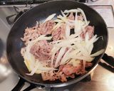 牛肉とごぼうの炒め物作り方2写真