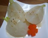 蕪の煮物❀白胡麻ソースがけ作り方6写真