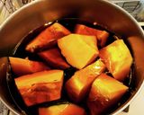 ほっこり甘い定番カボチャの煮物作り方3写真