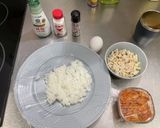 【めんどくさがり】IHキムチチャーハン作り方1写真