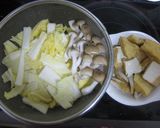 母の味♪白菜と厚揚げの卵とじ作り方1写真