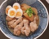 鶏手羽元と大根の煮物作り方5写真