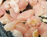 鶏肉の玉子キャベツ炒め作り方1写真