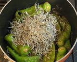 青唐辛子とちりめんじゃこの炒め煮作り方3写真