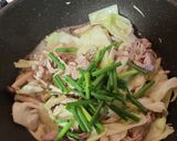 豚肉ときのこの生姜レモン炒め作り方5写真