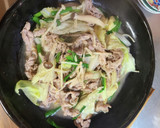 豚肉ときのこの生姜レモン炒め作り方6写真