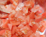 超簡単副菜！トマトと塩昆部長和えたやつ作り方1写真