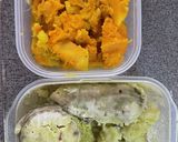 カボチャとさつまいものマーブルケーキ作り方1写真
