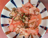 超簡単副菜！トマトと塩昆部長和えたやつ作り方3写真