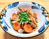豚こま肉とレンコンの塩キンピラ作り方8写真