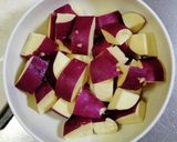 レンジで簡単！さつまいものツナ和え作り方1写真