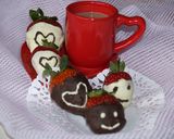 バレンタイン苺ハートチョコとチョコオーレ作り方9写真