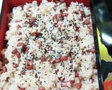 無水鍋で炊く　栗のお赤飯作り方1写真