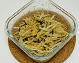 レンジで2分!もやしと塩昆布の作り置き作り方5写真