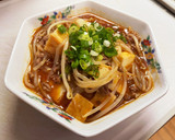 ひき肉ともやしと厚揚げの麻婆あんかけ作り方4写真