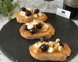 チーズとブルーベリーのブルスケッタ作り方5写真