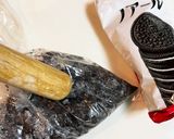 今朝の4w1hサンド「クッキークリーム」作り方1写真