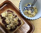 あんこと栗のトースト作り方4写真