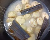 昆布だしで栗ご飯作り方1写真