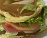 簡単。パンケーキサンド作り方3写真