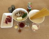 管理栄養士＊野菜ジュースdeナポリタン！作り方1写真