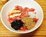 豆乳で作る肉味噌たっぷり温かいそうめん作り方1写真