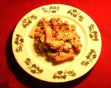 鍋いらず超簡単ひよこ豆ベーコン茸グラタン作り方4写真