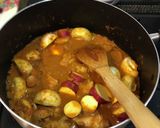 チキンとさつまいものカレー作り方8写真