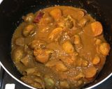 チキンとさつまいものカレー作り方9写真