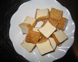 厚揚げと長ネギの味噌炒め作り方1写真
